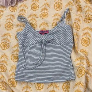 Edikted Striped Blue Women's Top